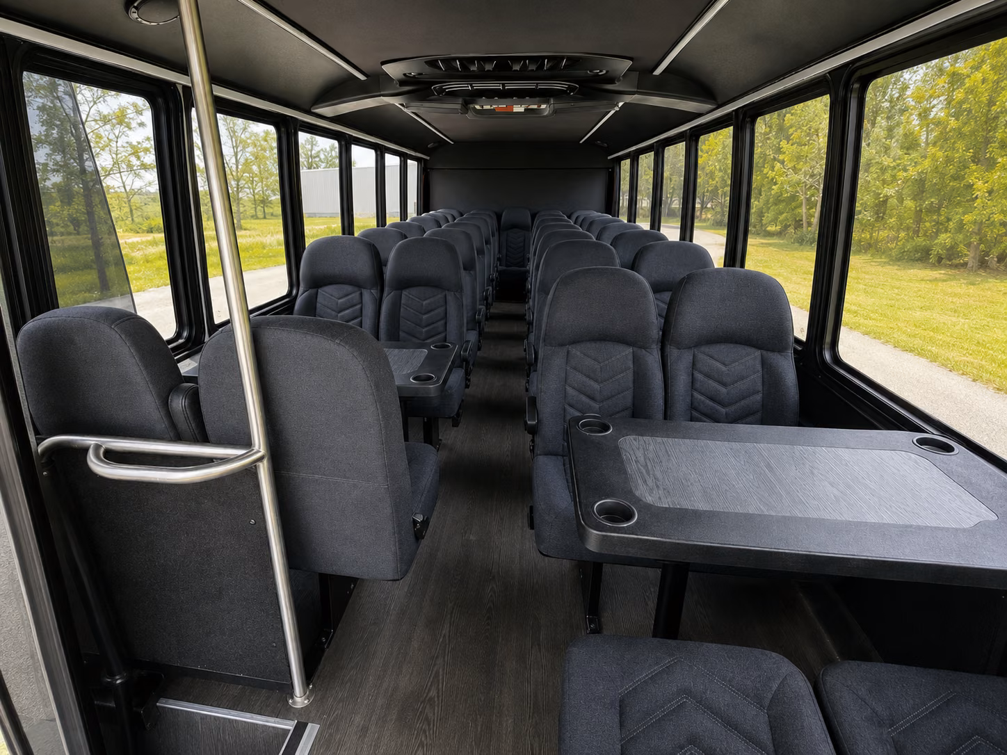 bend 18 passenger minibus inside