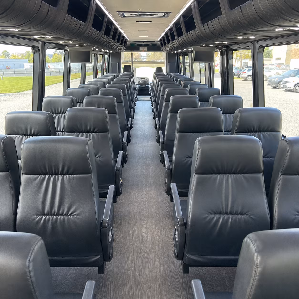 bend 25 passenger minibus inside