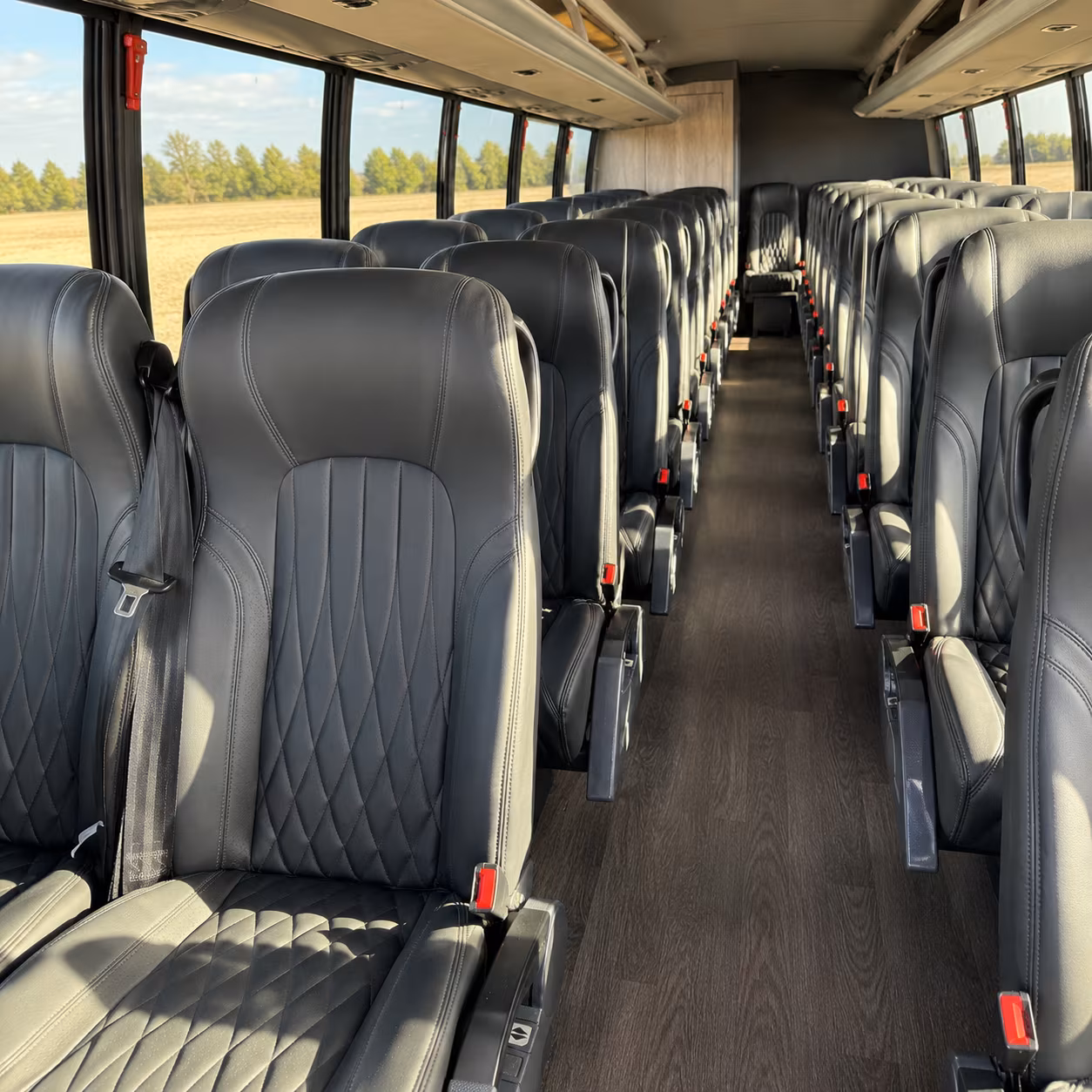 bend 35 passenger minibus inside
