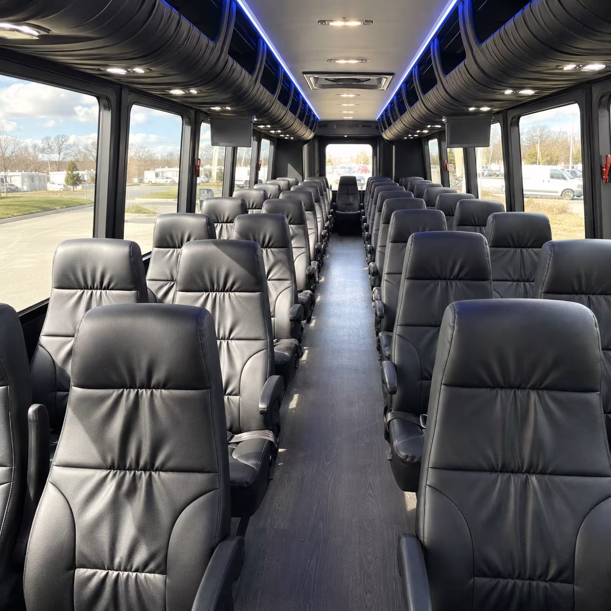 bend bus rental service area