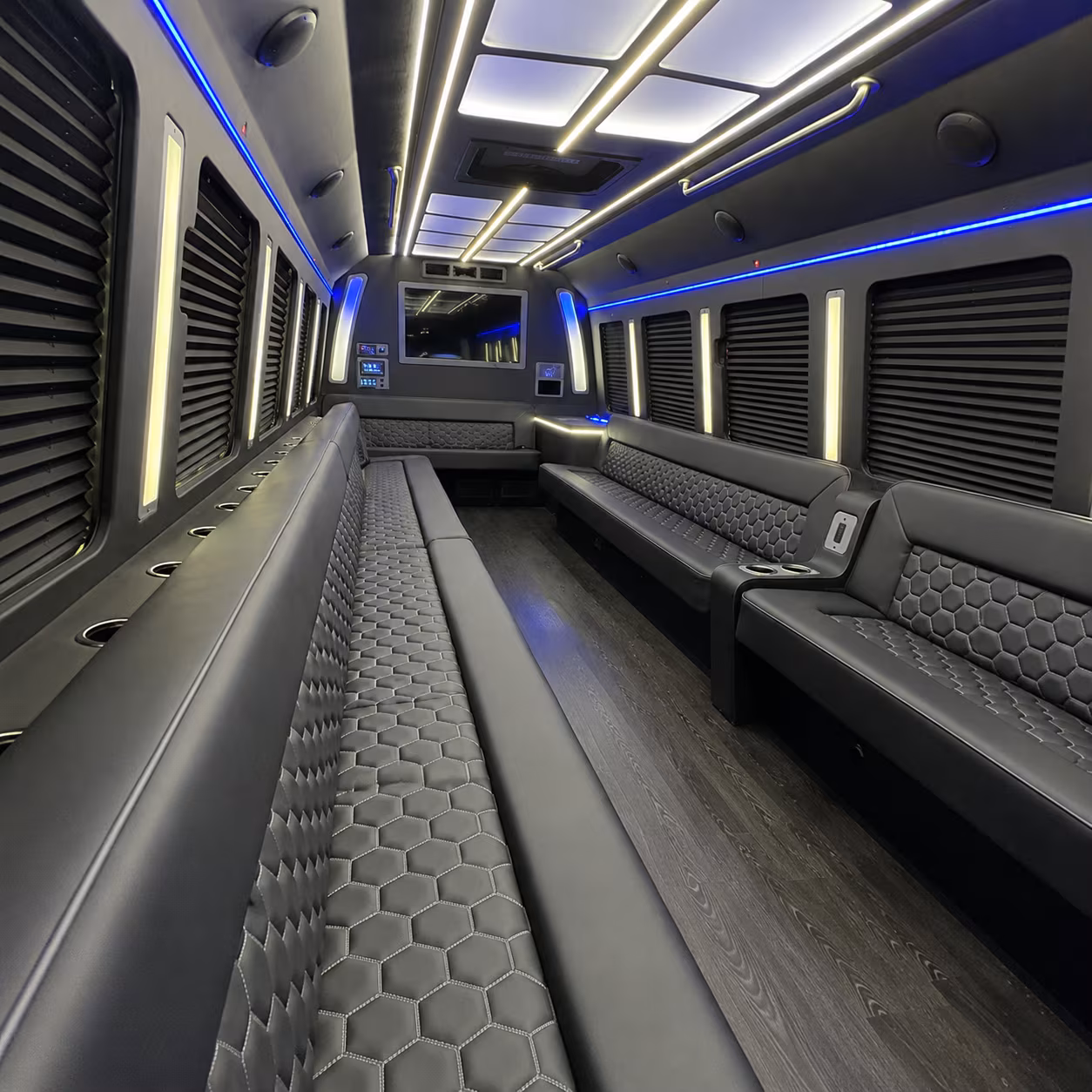 bend holiday party bus rental