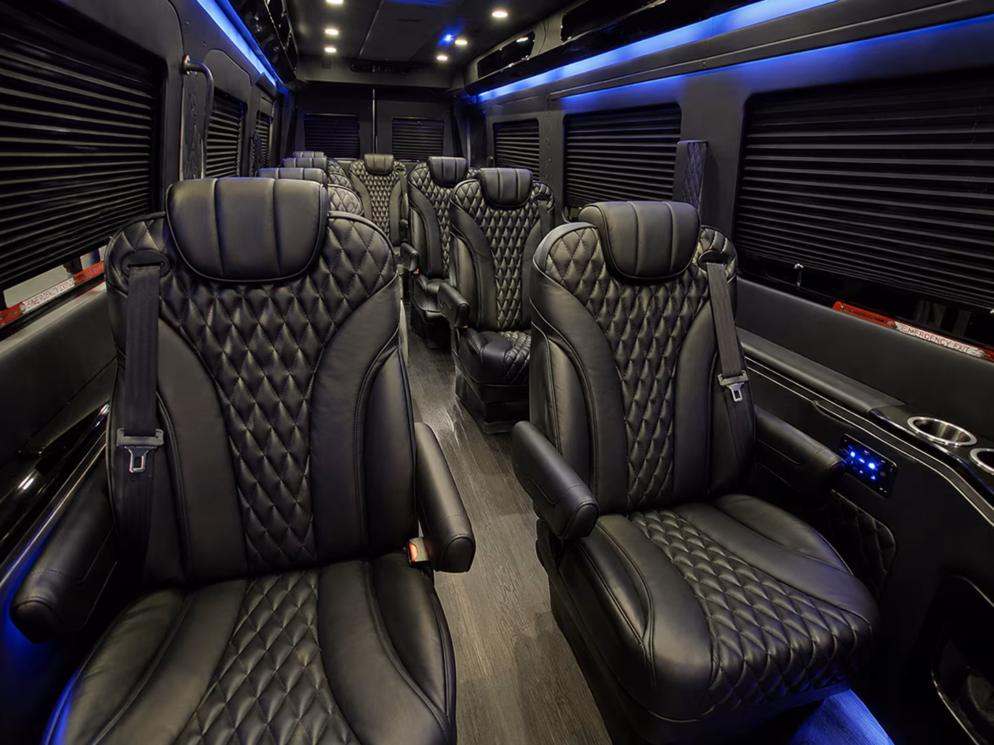 bend sprinter van with driver interior