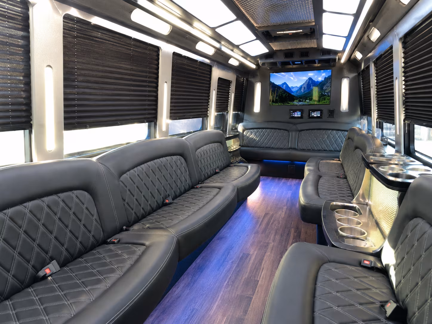how bus type and group size affect bus rental rates in bend